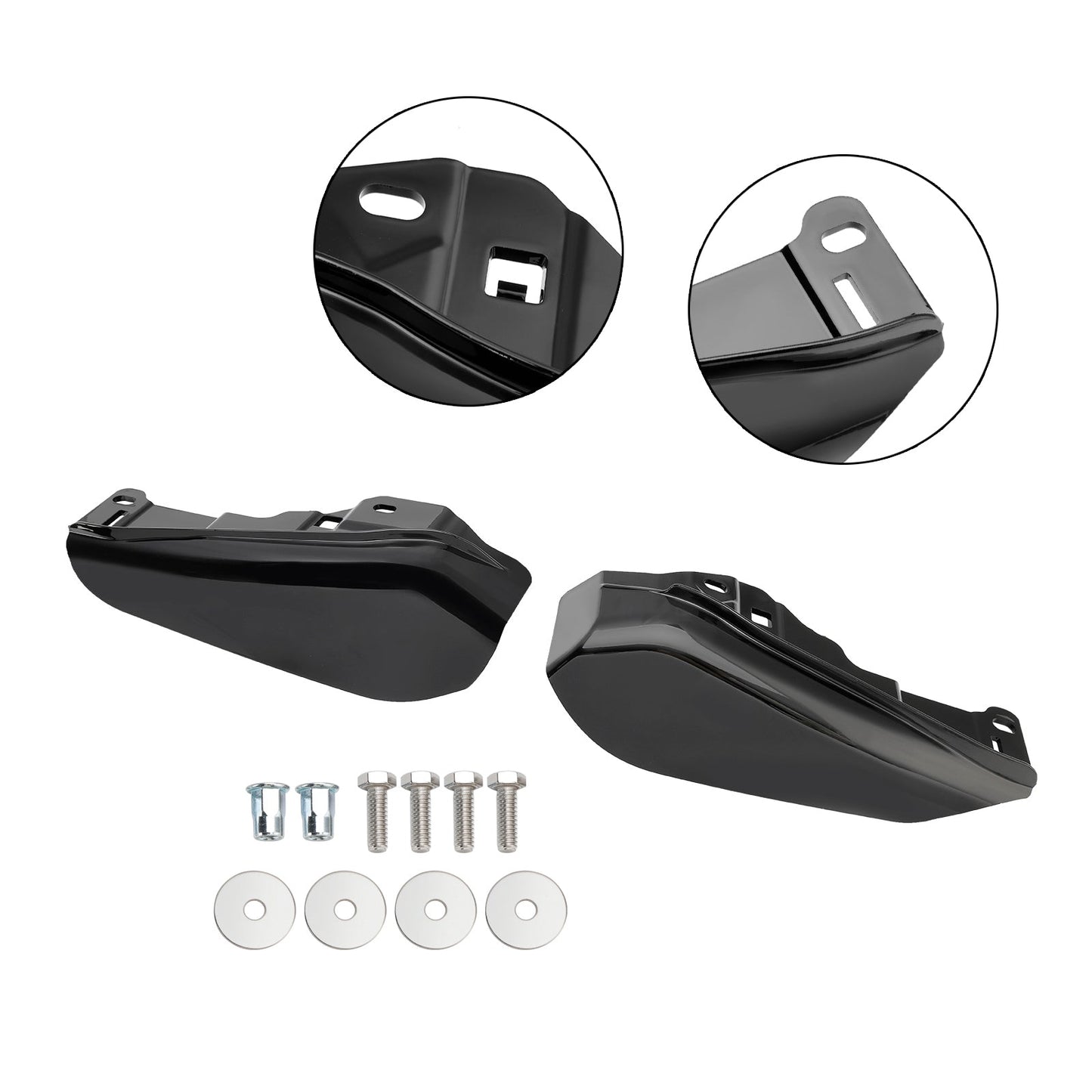 Deflettore di calore dell'aria del telaio intermedio Touring CVO Street Glide Road Glide 2023-2024