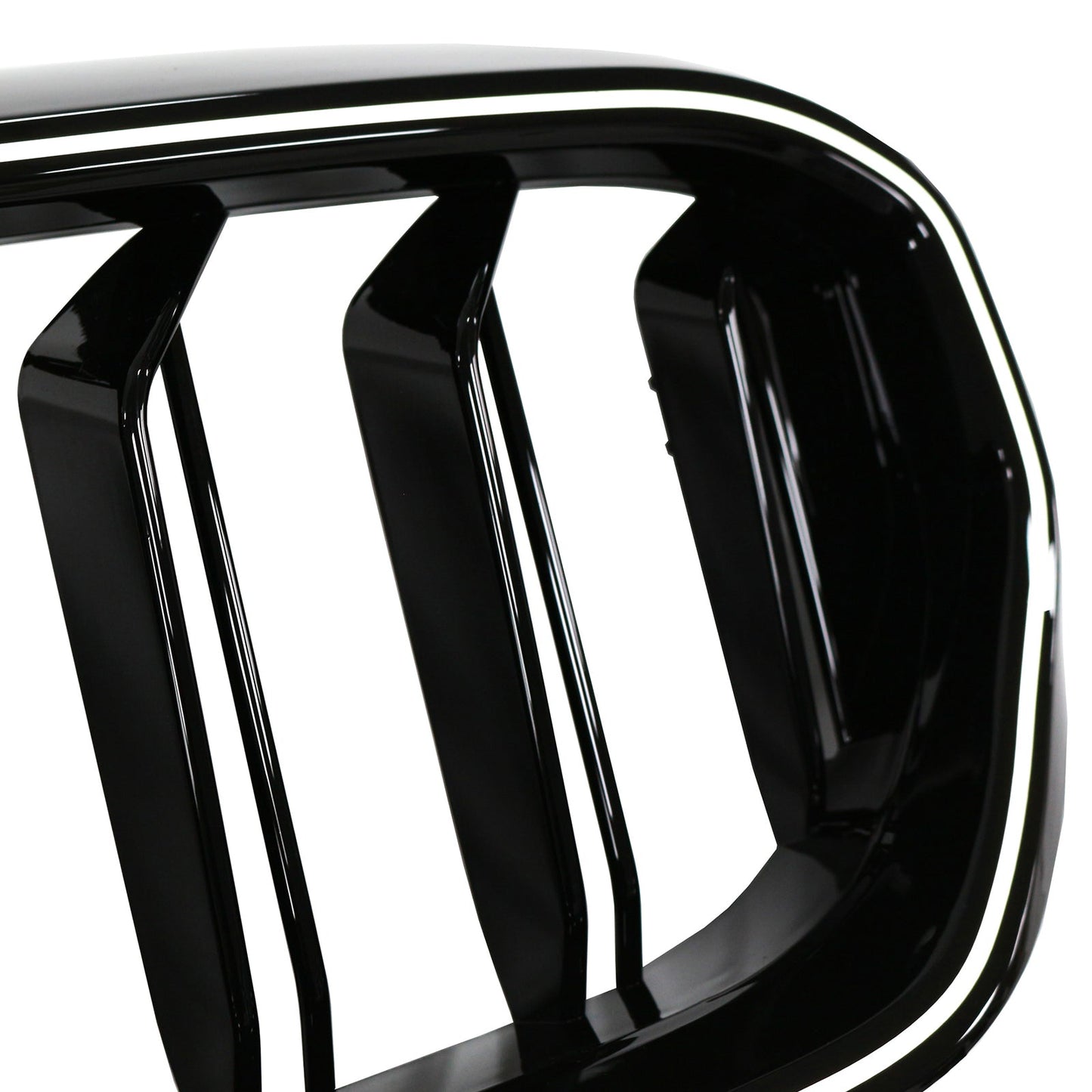 Griglia anteriore a doppio rene BMW Serie 5 G30 G38 2021-2024, nero lucido