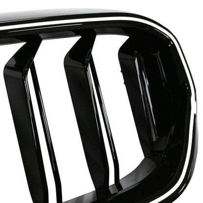 Griglia anteriore a doppio rene BMW Serie 5 G30 G38 2021-2024, nero lucido