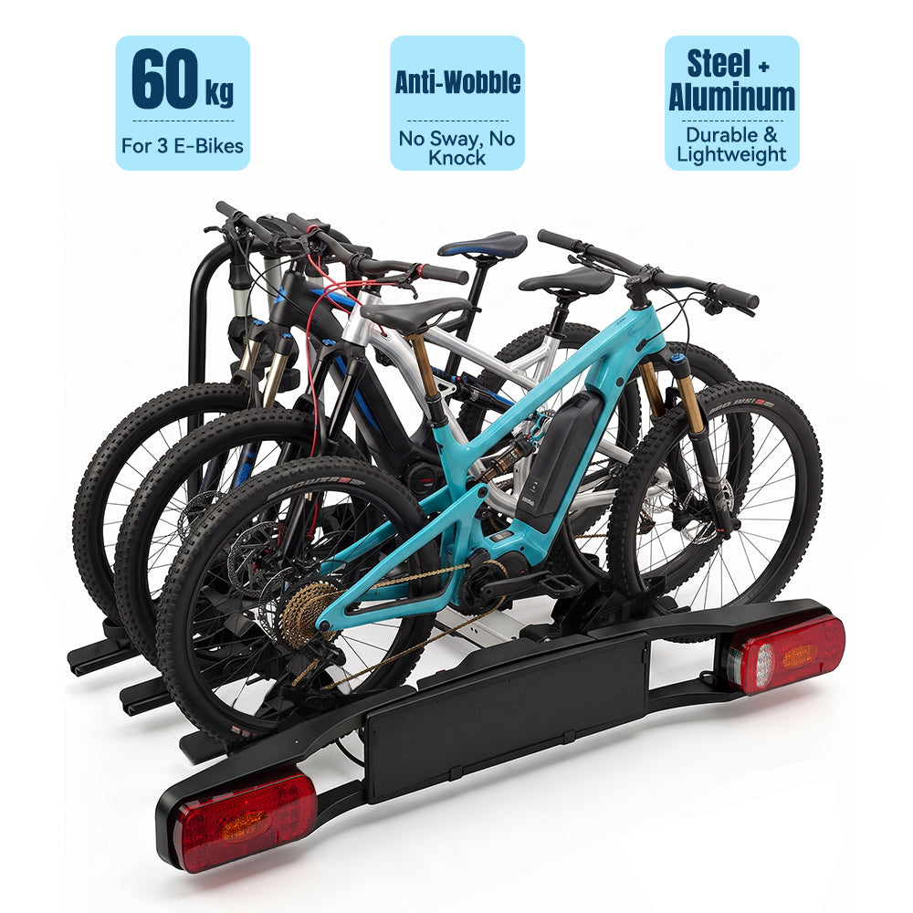 Portabiciclette per 3 e-bike