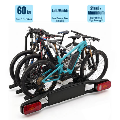 Portabiciclette per 3 e-bike