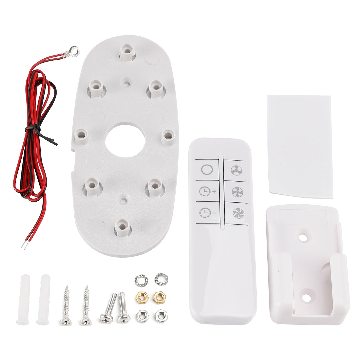 Ventola a basso consumo con rilevamento automatico 12V/24V per barche e camper, colore bianco