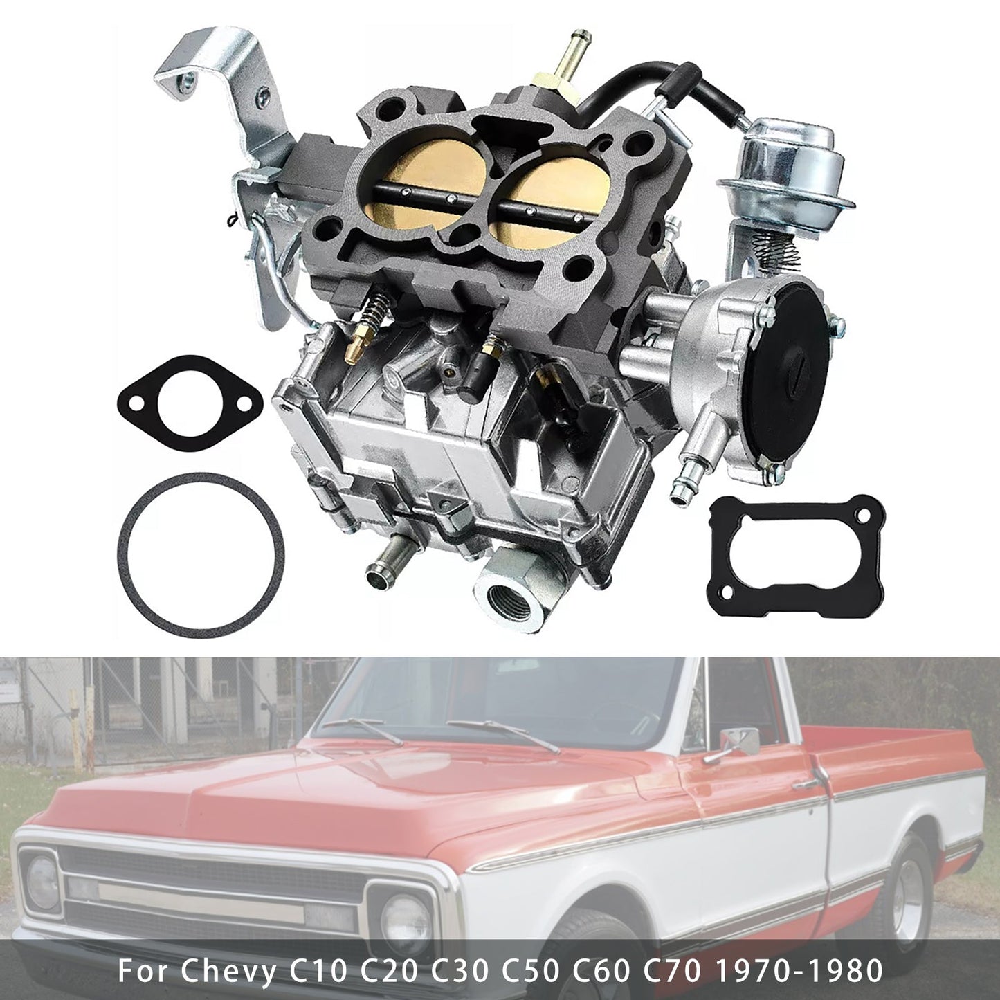 1973-1973 Chevrolet P10 Van 2 carburatore corpo Carby 17054616 CA-22-3174R