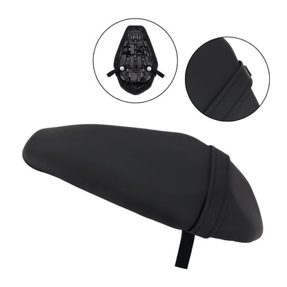 Cuscino passeggero posteriore Kawasaki Ninja Zx-6R 2019-2025, vestibilità piatta, nero