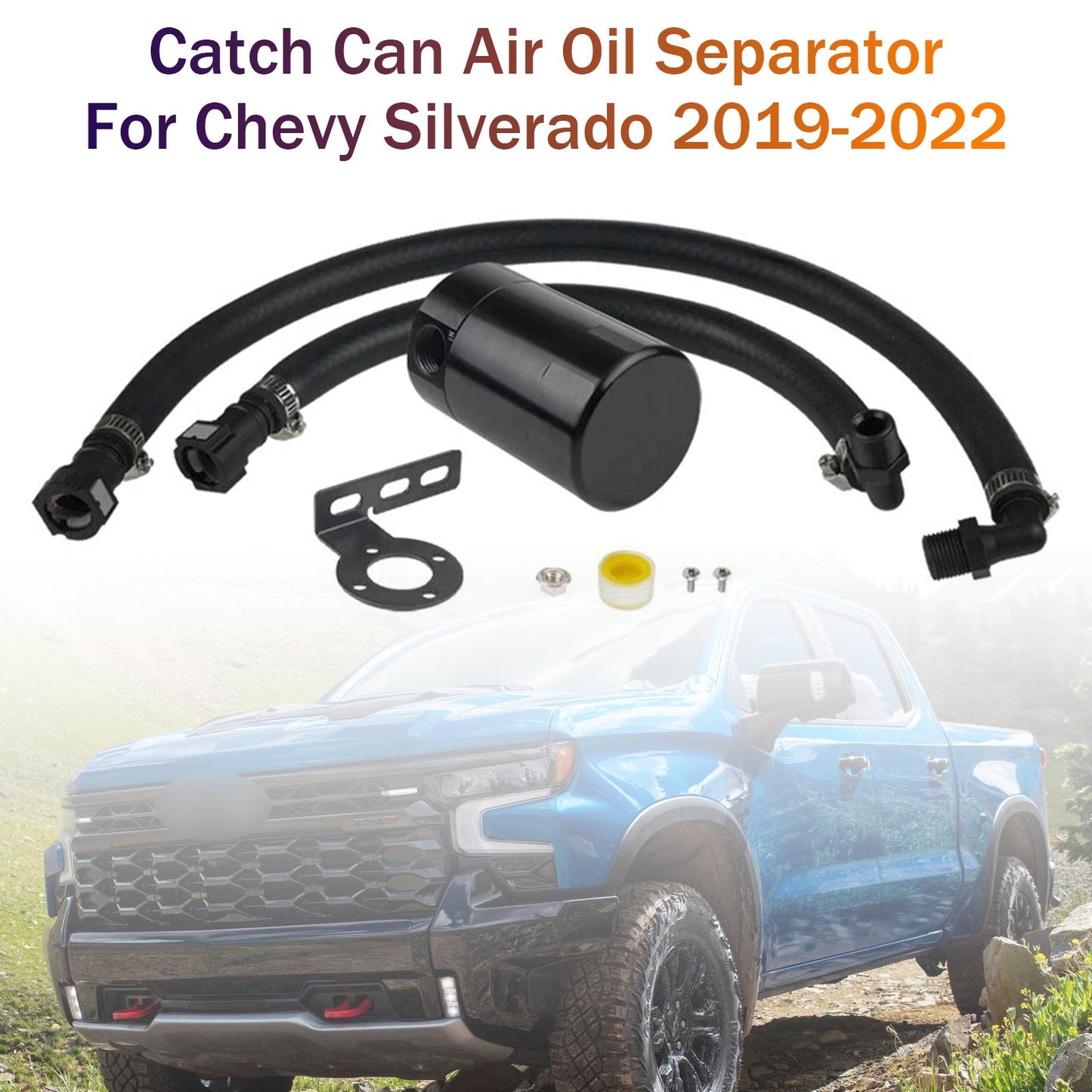 Separatore aria-olio Catch Can per Chevy Silverado 2019-2022
