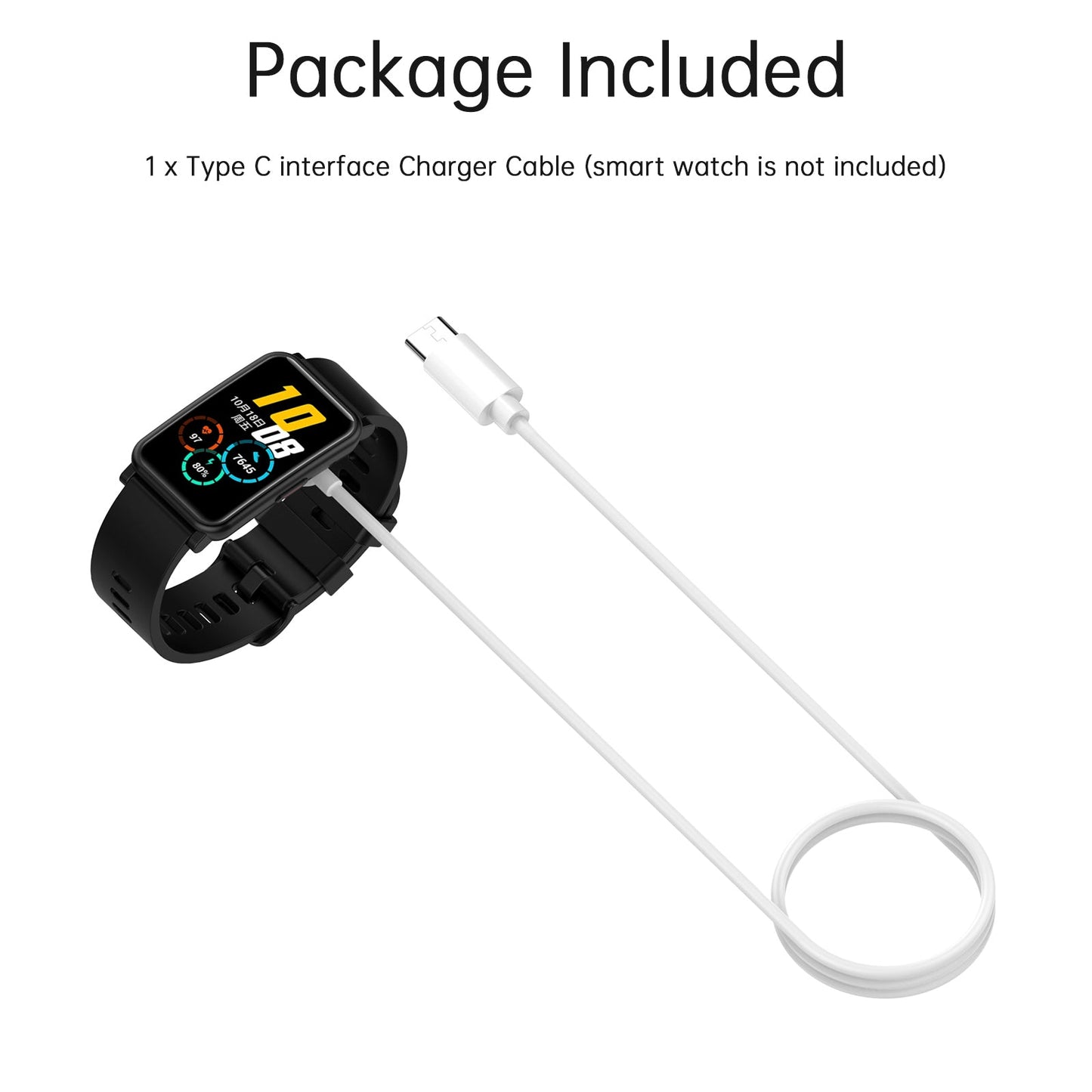 Cavo di ricarica portatile sostitutivo per Watch Fit3/2/SE/mini Band 10/9/8
