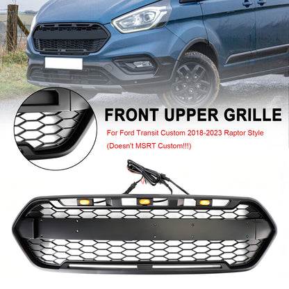 2467234 Griglia paraurti anteriore nera opaca a 3 LED Per 2018-2023 Ford Transit Custom Trail