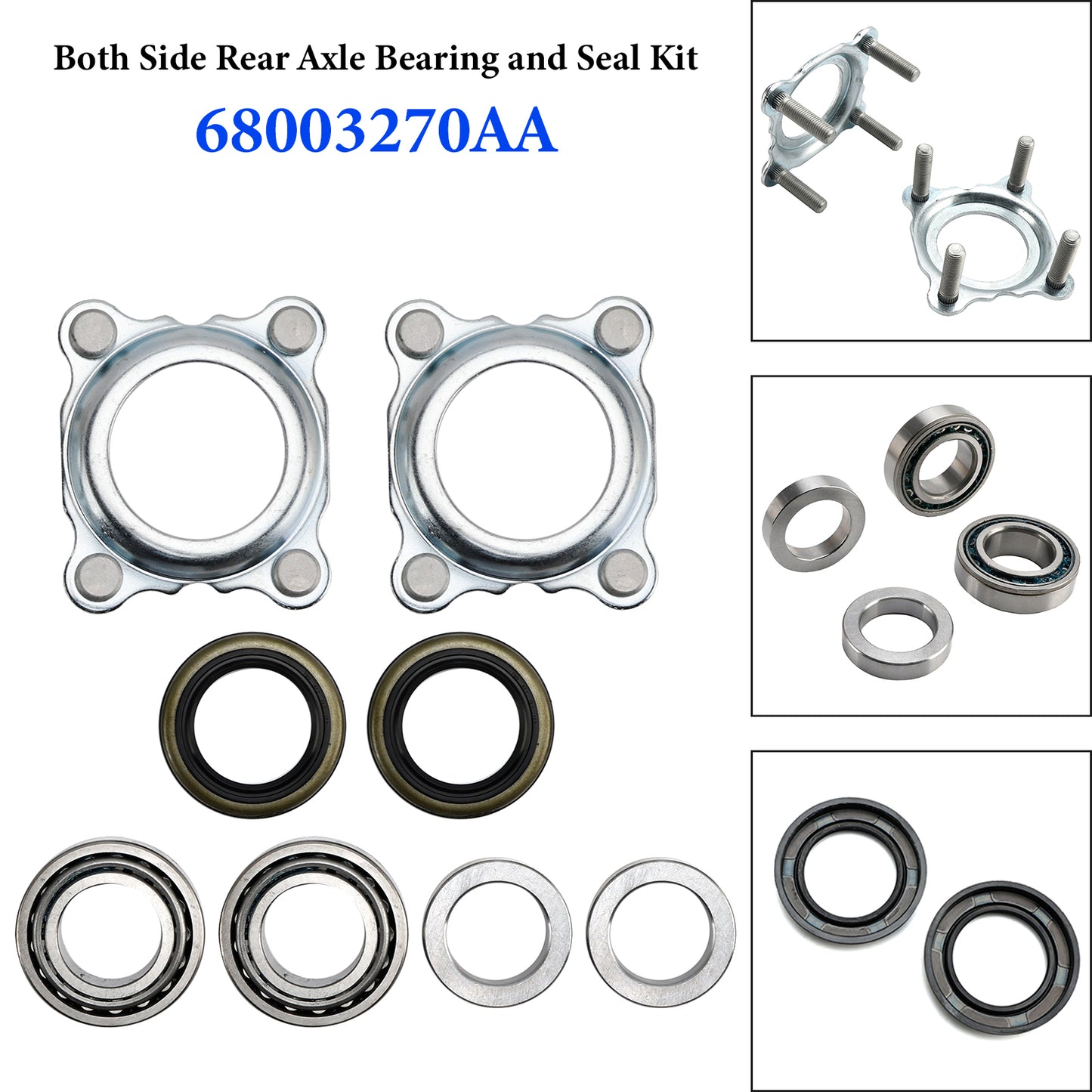 Kit guarnizioni cuscinetto assale posteriore su entrambi i lati Jeep JK Wrangler 2007-2017 68003270AA