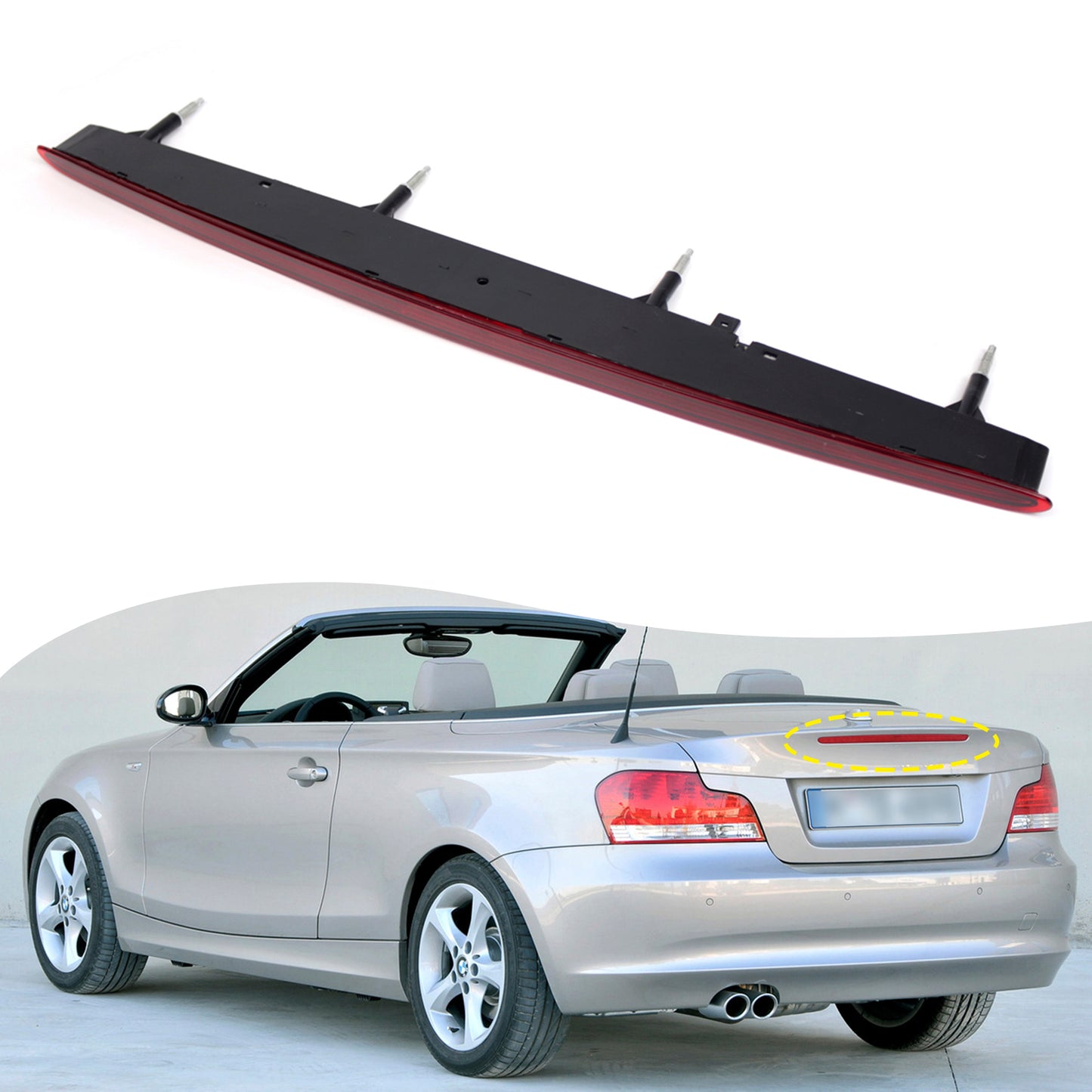 Luce rossa di stop 63257164978 per BMW Serie 1 128i 135i M E82 E88