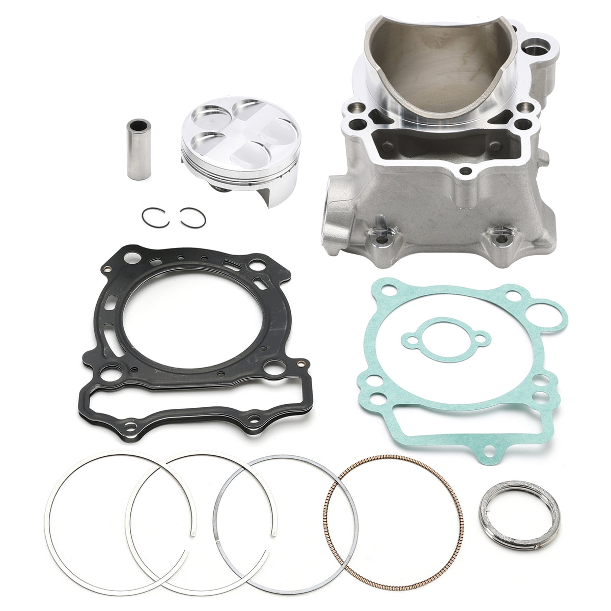 Kit di ricostruzione della parte superiore del cilindro e del pistone da 77 mm adatto per Yamaha 01-13 YZ250F WR250 YZ 250F
