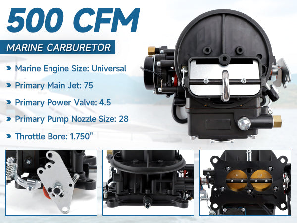 Holley 2300 - Carburatore Marin 500 CFM, Starter Elettrico