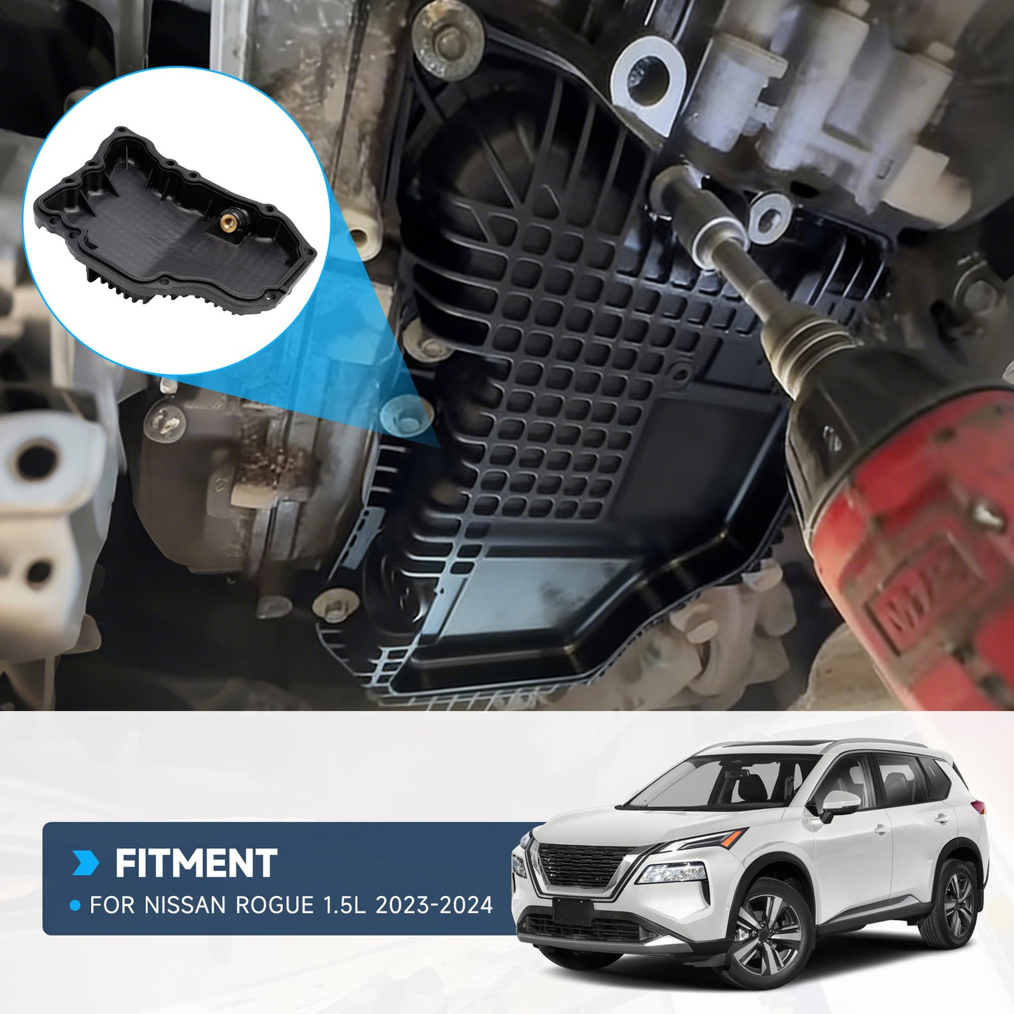 2023-2024 Nissan Rogue Coppa dell'olio motore 1.5 11110-6RC1B