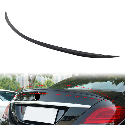 Spoiler posteriore nero lucido Mercedes-Benz Classe C W205 AMG C63 Style 2014-2021