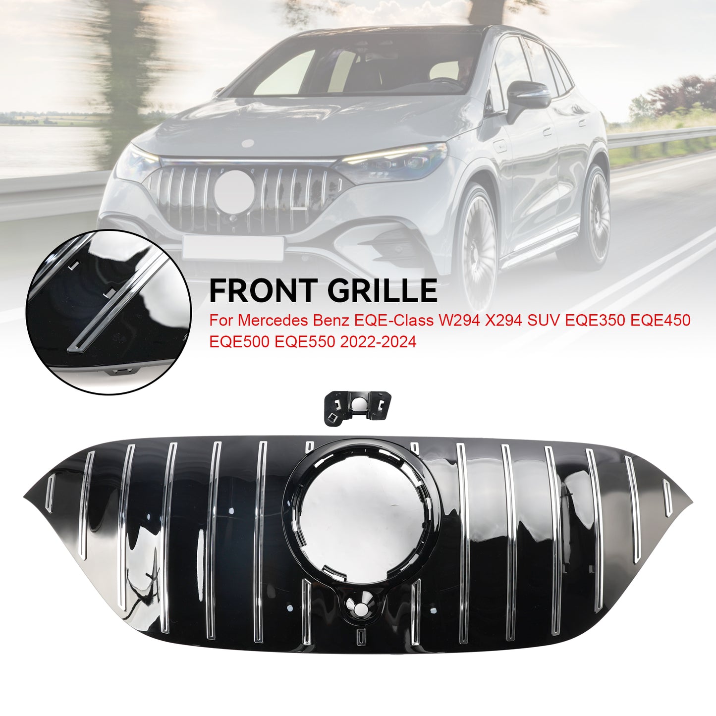 Griglia paraurti anteriore Mercedes Benz EQE SUV W294 EQE350 EQE550 2022-2024 A2948858201