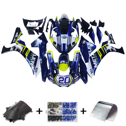 Kit carenatura carrozzeria plastica ABS adatta per Yamaha YZF 1000 R1 2015-2019