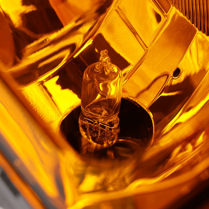 Coppia di fari fendinebbia con lampadine per Chevy Tahoe Sierra 2007-2015, lente gialla