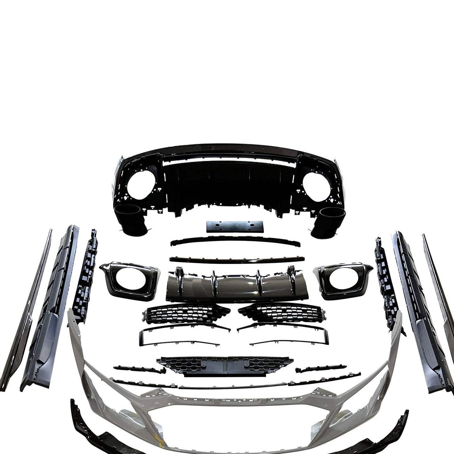 Kit carrozzeria paraurti in fibra di carbonio per Audi R8 4S 2016-2020, aggiornabile al modello 2021-2024.