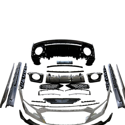 Kit carrozzeria paraurti in fibra di carbonio per Audi R8 4S 2016-2020, aggiornabile al modello 2021-2024.