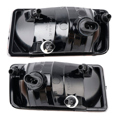 Coppia di fari fendinebbia con lampadine per Chevy Tahoe Sierra 2007-2015, lente gialla