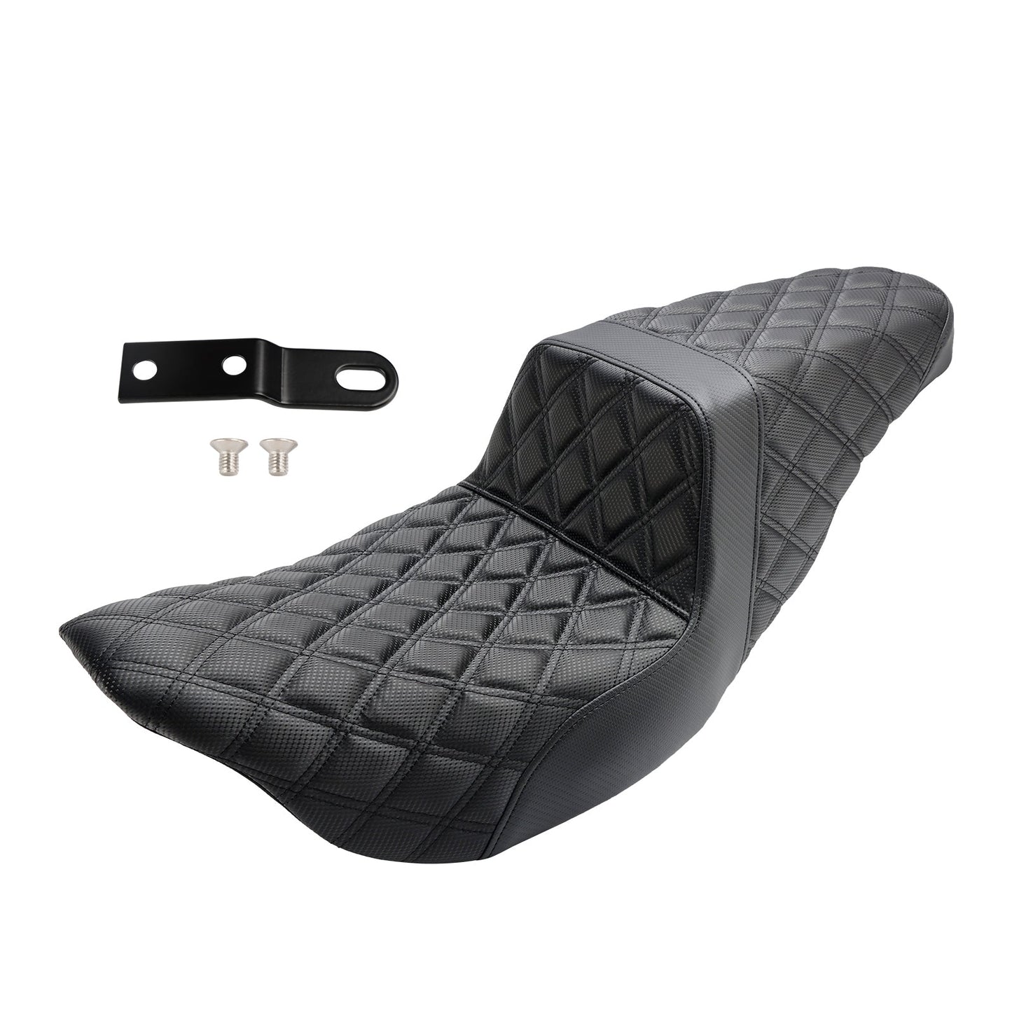 Sedile passeggero anteriore posteriore sostitutivo per Street Glide EFI FLHX 2008-2023, nero