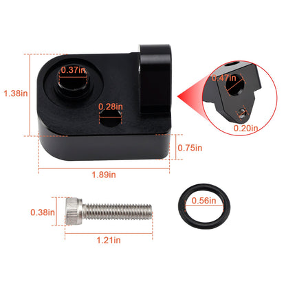 Kit distanziatore per sensore di temperatura dell'aria di aspirazione per Chevy GM 6.6L Diesel 2017-2024