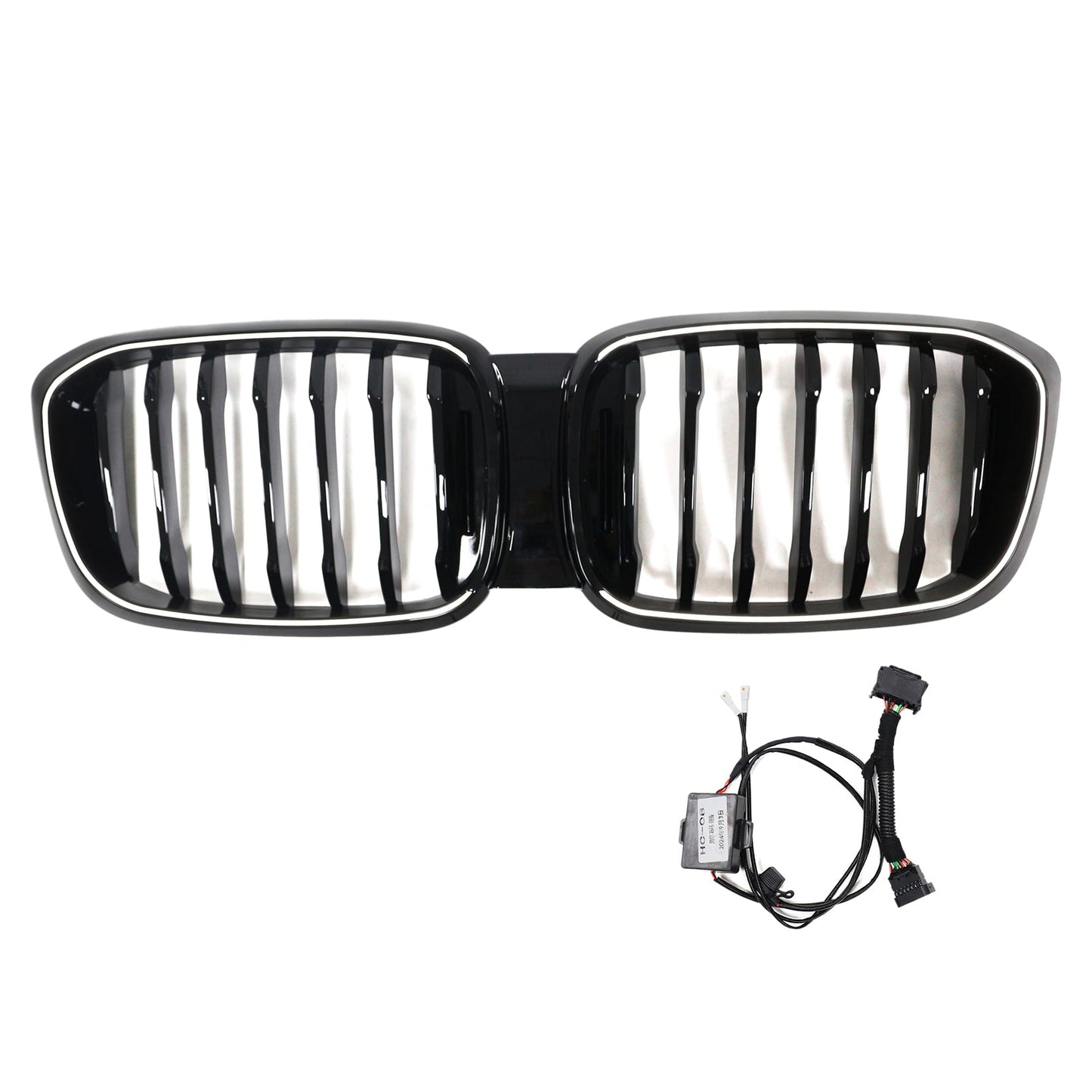 Griglia anteriore a maglie renali nera lucida pre-facelift BMW X3 X3M G01 G08 2018-2021 51138469959 51138469960