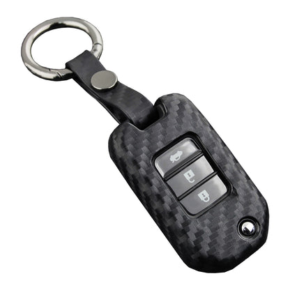 Custodia in similpelle e silicone per chiave auto con fibbia per Honda Accord