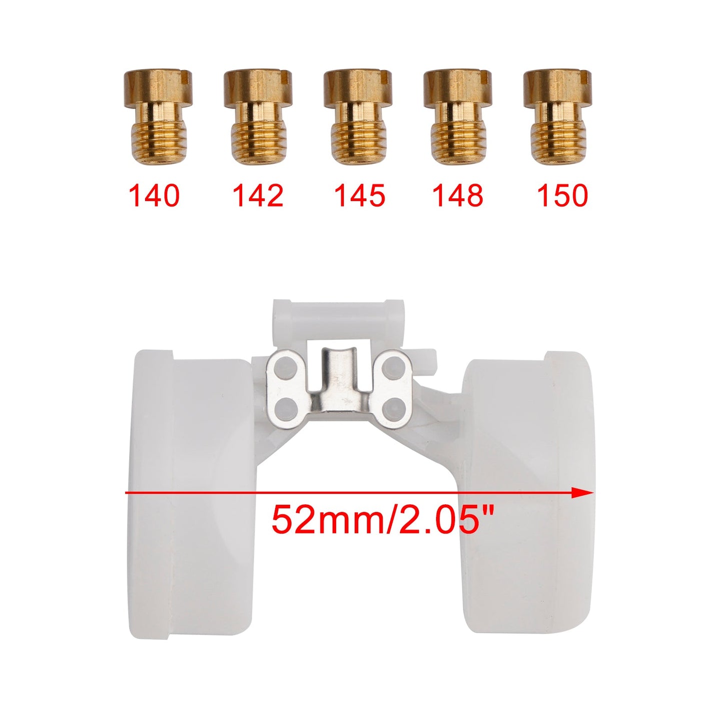 Kit di riparazione e revisione del carburatore per Kawasaki KLR650 1987-2018