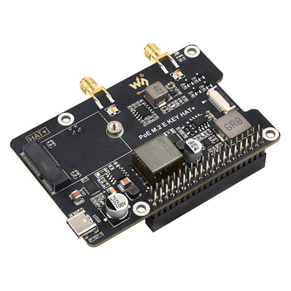 Scheda adattatore di alimentazione Ethernet PoE per Raspberry Pi 5 PCIe a M.2 E Key