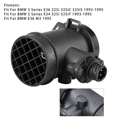 Sensore del misuratore di portata d'aria di massa per BMW Serie 3 E36 325i 325iC 325iS 1992-1995