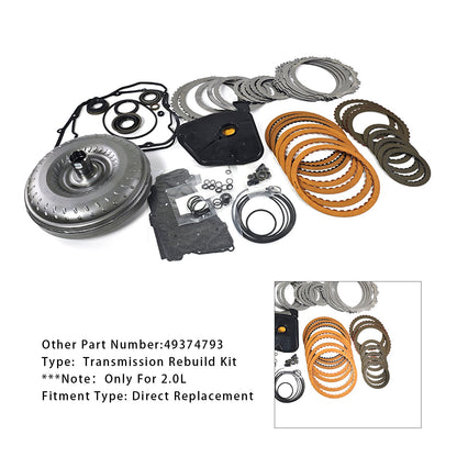 Kit di revisione della trasmissione Ford 2.0L 6F35 con convertitore di coppia dal 2013 in poi