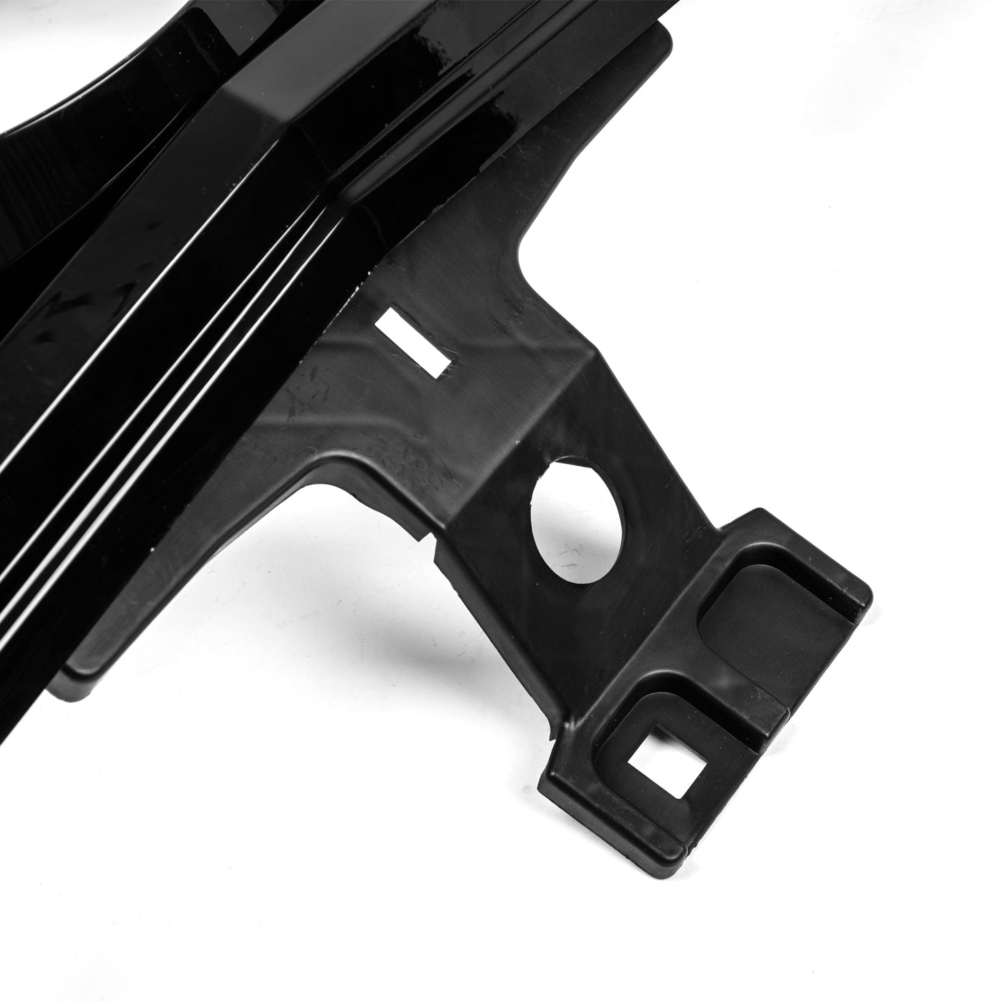 Per Benz W204 Classe C C300 C350 2008-2014 ABS Gloss Black Chrome Griglia paraurti anteriore