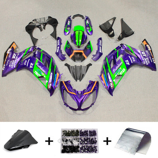 Kit carenatura iniezione in plastica ABS adatto per Kawasaki ER-6F Ninja650 2012-2016