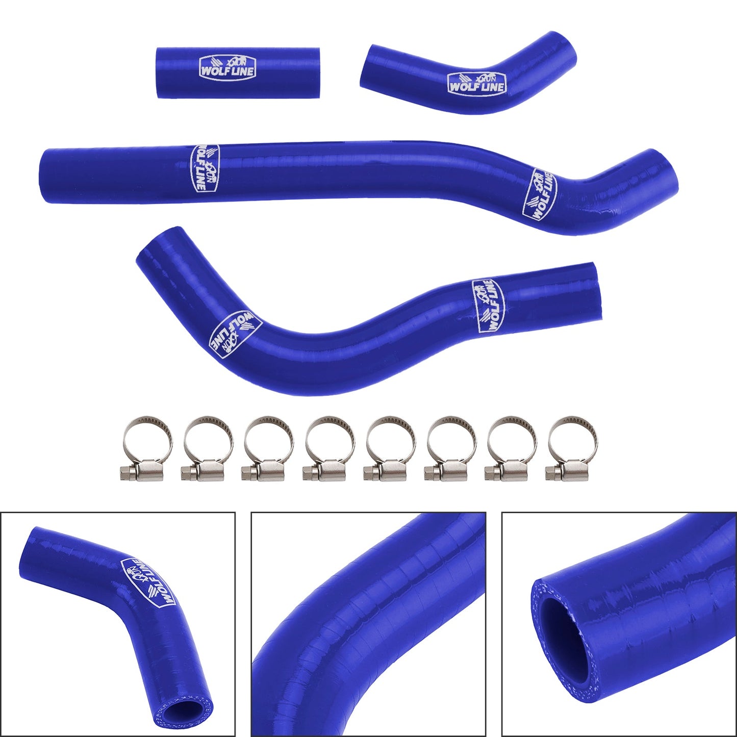 Tubo flessibile del liquido di raffreddamento del radiatore in silicone Honda CRF250R CRF250RX 2022-2025