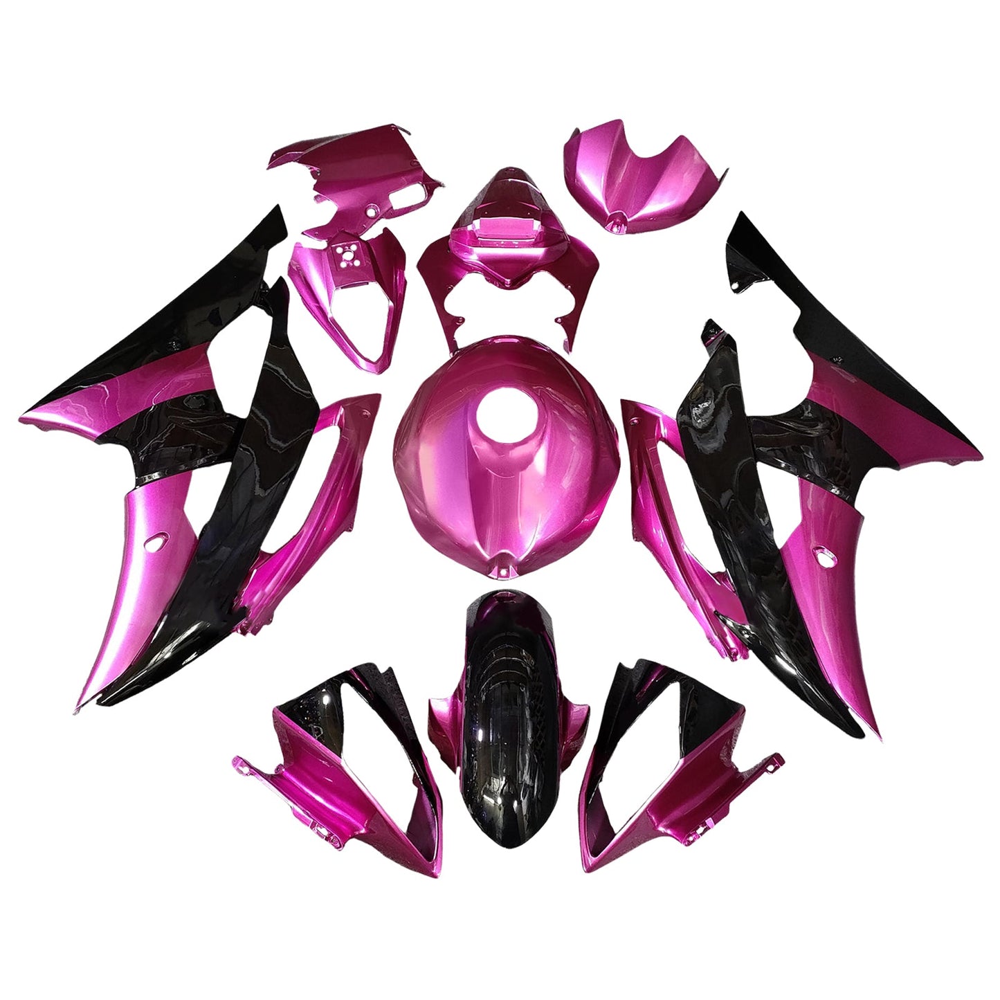 Kit carenatura iniezione plastica ABS per Yamaha YZFR6 YZF-R6 2008-2016