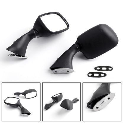 Specchi per Suzuki GSXR 600 750 1000 2001-2002 Hayabusa GSXR 1300 99-10 NERO