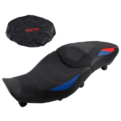 Sedile passeggero anteriore posteriore conducente +20 mm nero adatto per Bmw S1000Xr 20-26 M1000Xr nero