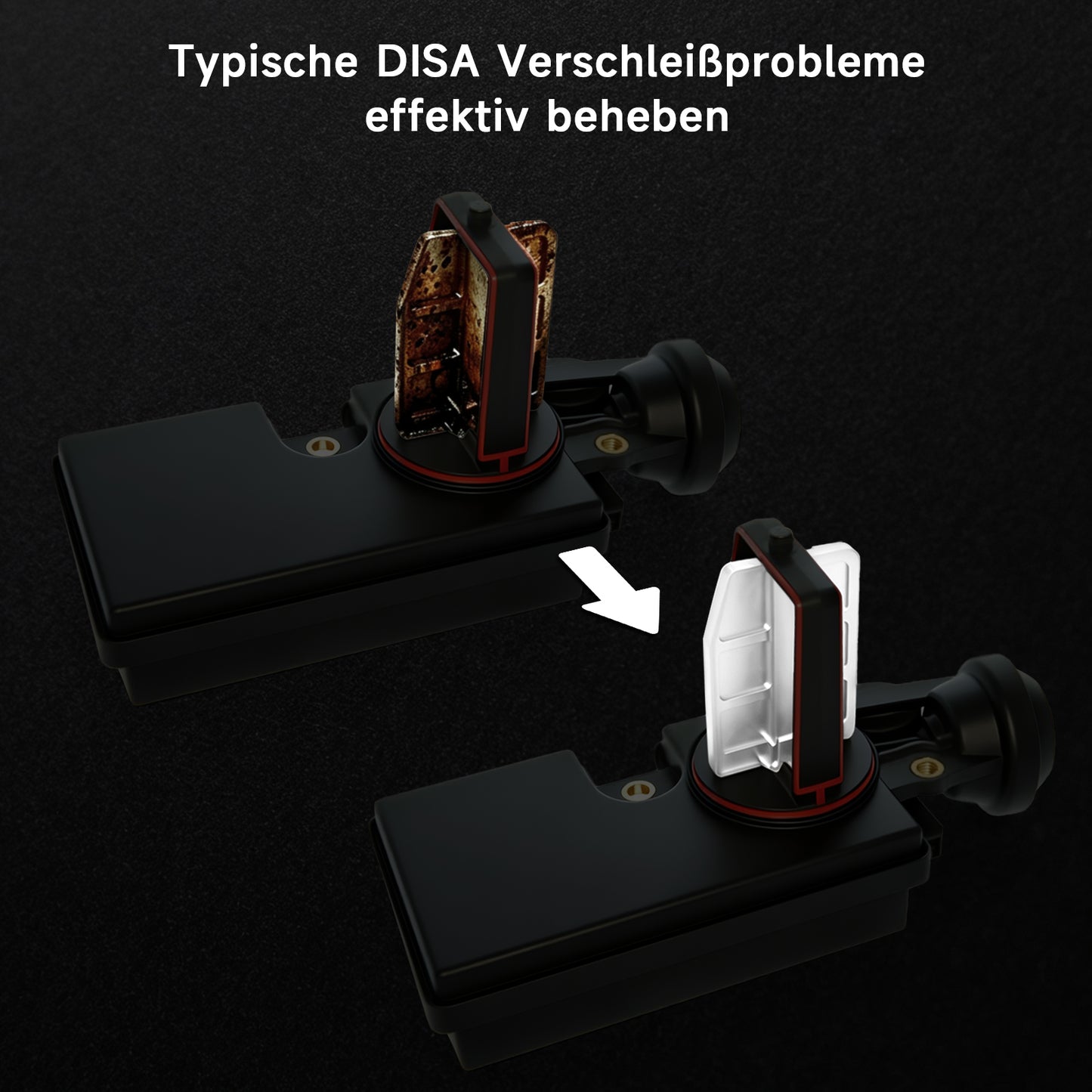 Kit di riparazione per la ricostruzione della valvola in alluminio Fit BMW DISA Fix Revisione M54 3.0 ltr