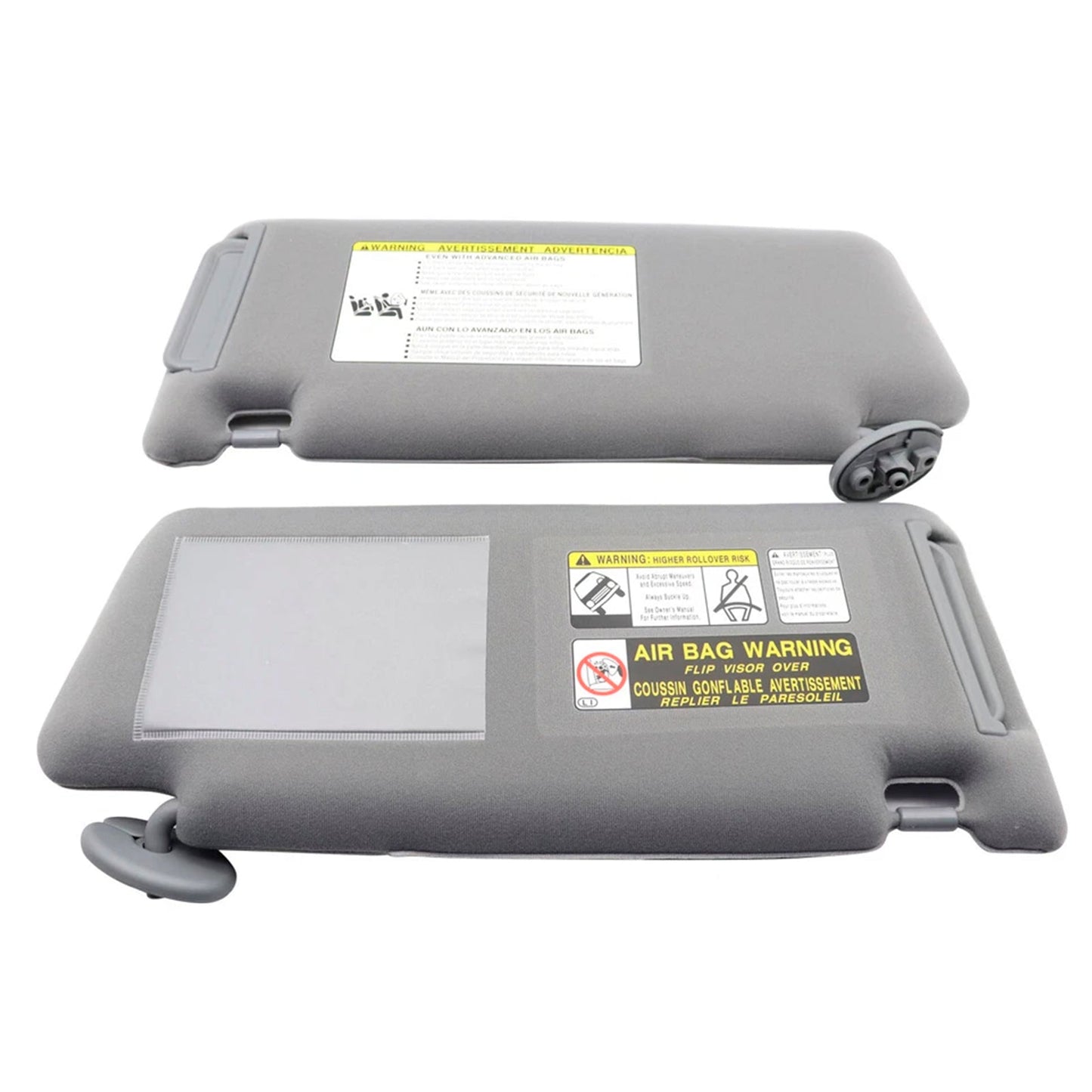 Visiera parasole grigia sinistra e destra 2013-2018 Nissan Altima 2 pezzi 74320-04181-B1 74310-04181-B1