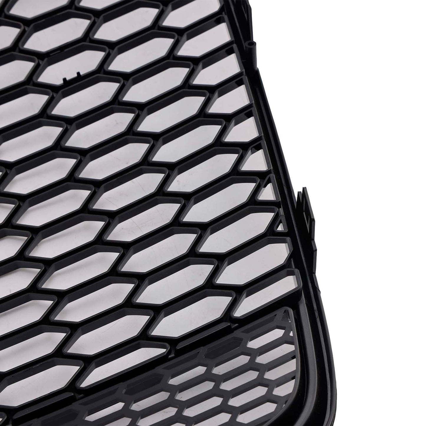 Griglia di ventilazione del radiatore per paraurti anteriore, colore nero lucido, compatibile con Audi Q7 2005-2015.