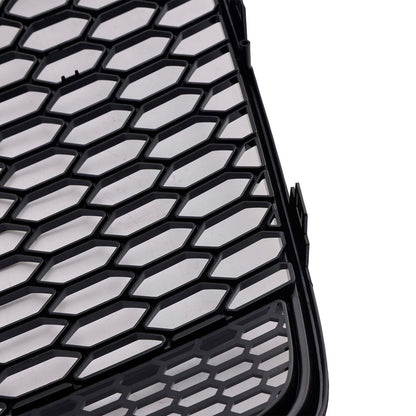 Griglia di ventilazione del radiatore per paraurti anteriore, colore nero lucido, compatibile con Audi Q7 2005-2015.