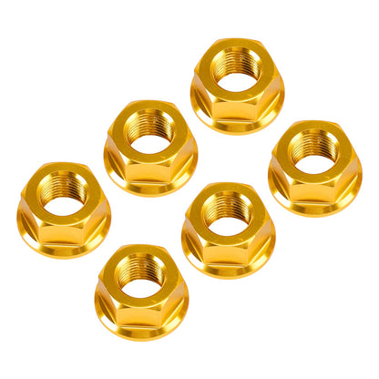 6x Dadi per corona posteriore M10 x 1mm per Ducati Panigale V2 V4 V4S 1199 1299 12-24