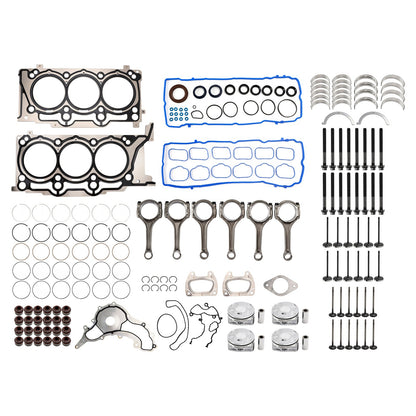 Kit di revisione e ricostruzione motore VOLKSWAGEN ROUTAN 3.6L 3604CC 220CID V6 DOHC 3.6L 2011-2014 5184088AF H1517CPA