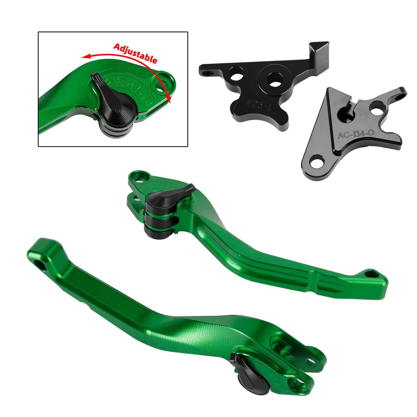 Leva freno frizione corta CNC adatta per HONDA CB350 Hness GB350 CB350 2021-2023