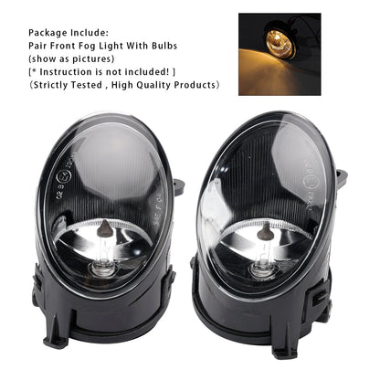 Coppia di fendinebbia anteriori per paraurti Audi A6 C6 2005 2006 2007 2008