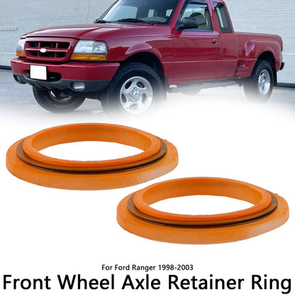 Anello di ritegno per asse ruota anteriore Ford Ranger 1998-2003 2 pezzi F87Z-3B457-AA generico