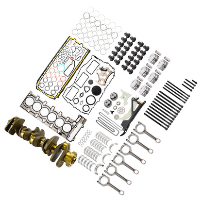 Kit di revisione motore, pistoni, guarnizioni, bielle, albero motore, set di fasatura per BMW X3 xDrive35i F25 N55 3.0L 2009-2017 11212163665