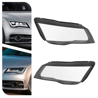Copriobiettivo per faro anteriore Audi A7 S7 RS7 2012-2015, 2 pezzi, trasparente