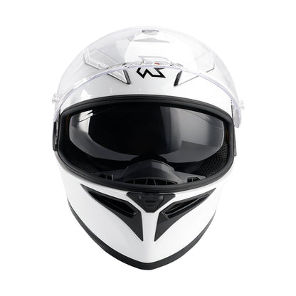 Casco da moto DOT per adulti Street Integrale Bianco