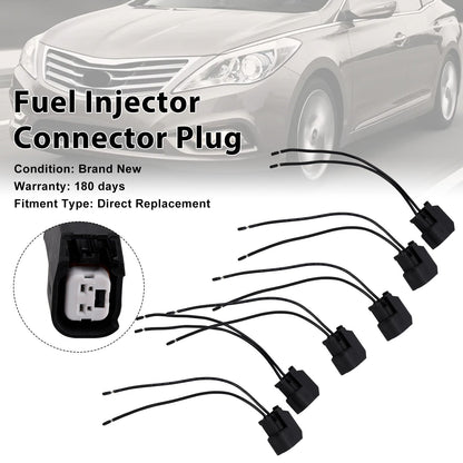 Connettore per iniettore di carburante 6-EV6, clip a treccia, sgancio rapido, adatto per Hyundai